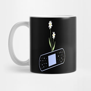 minimalist flower Mug